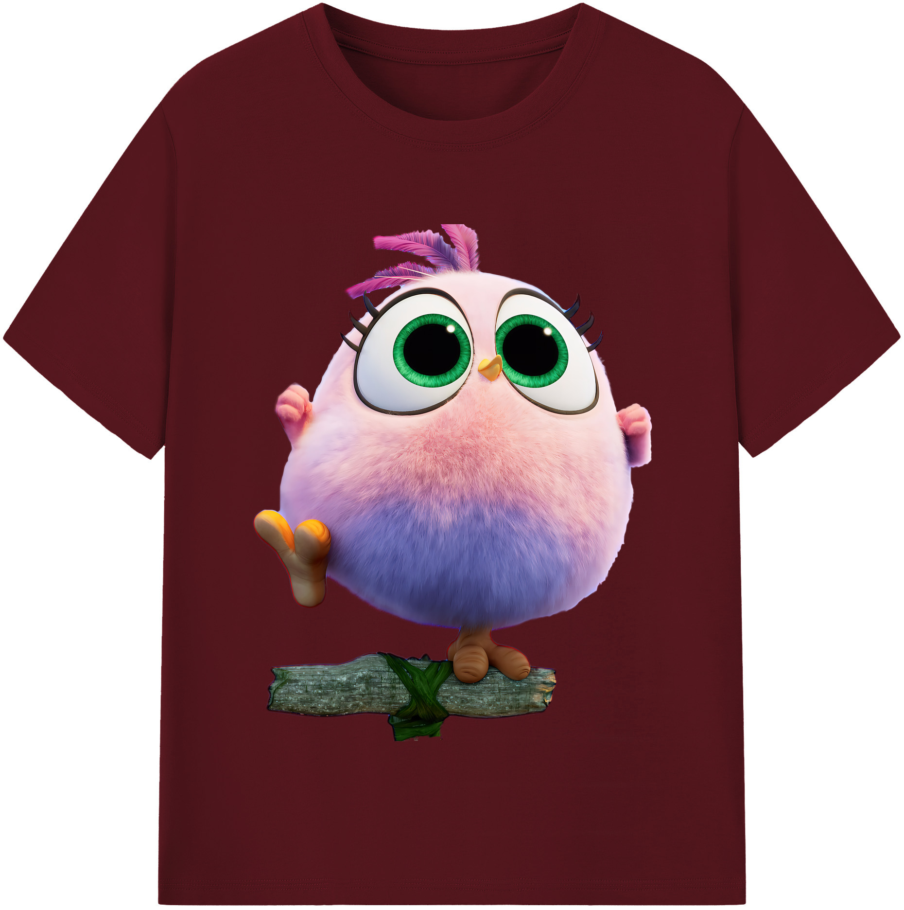 （画像用） Angry Birds アングリーバード 綿100％半袖Tシャツ（フロントプリント）